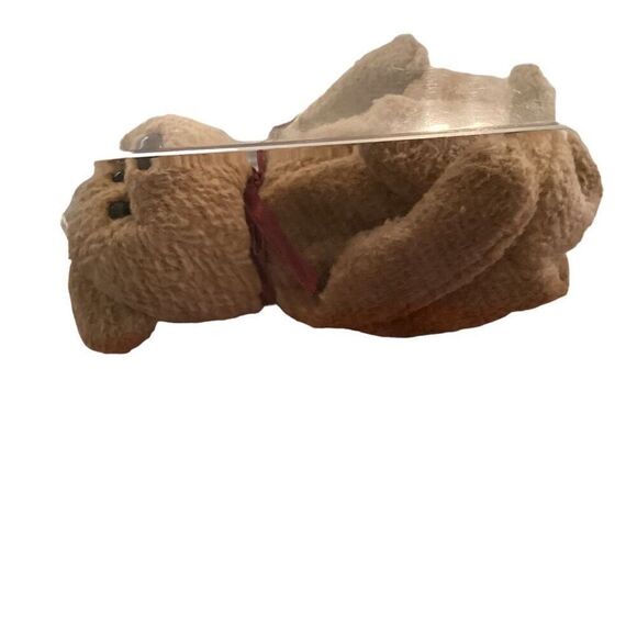 1993 1996 Retired Curly The Teddy Bear Ty Beanie Baby Plush Collectible Vintage - Picture 7 of 12